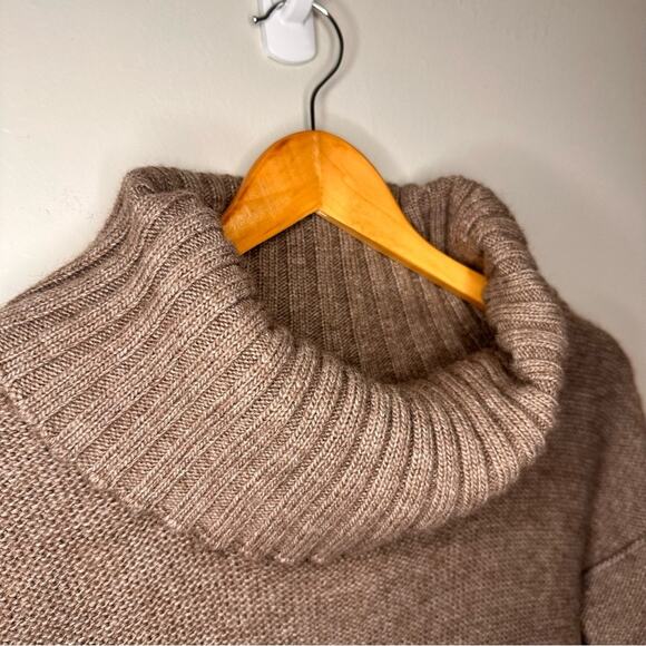 J. CREW Amade Wool Mohair Blend Pocket Cowl Neck Sweater Size S - Picture 2 of 6